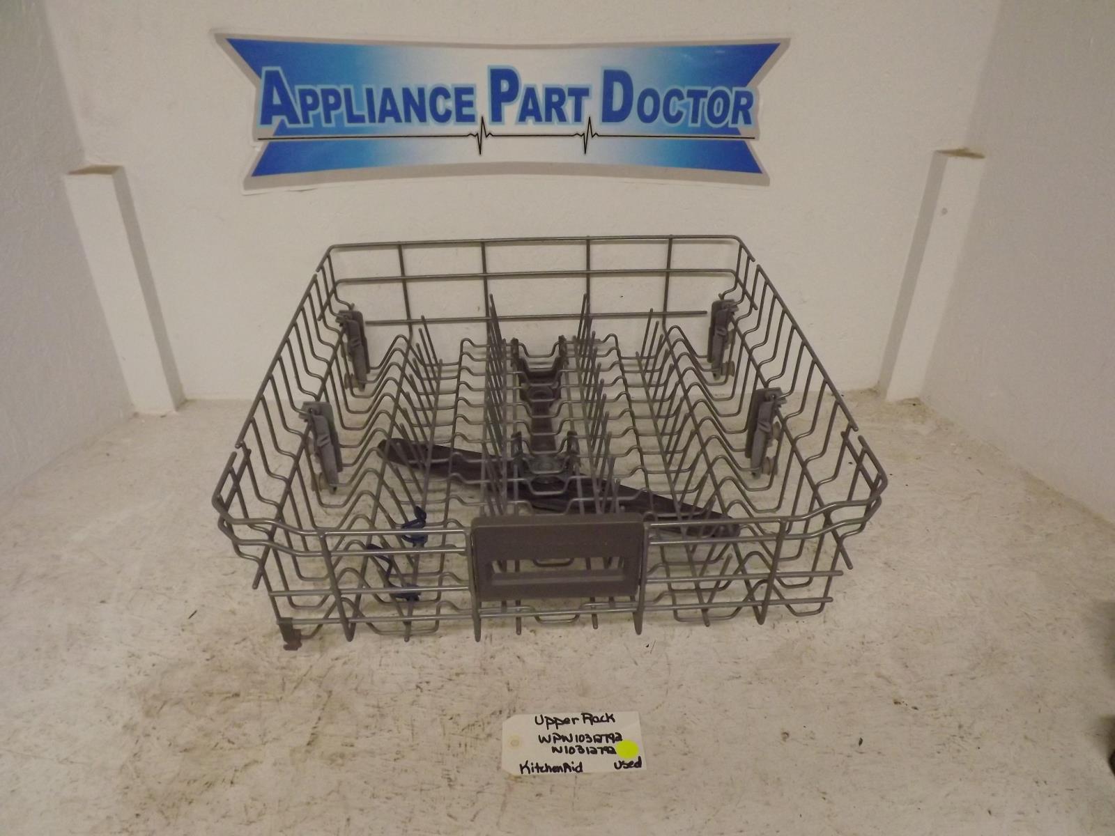 KitchenAid Dishwasher WPW10312792 W10312792 Upper Rack Used KitchenAid Dishwasher WPW10312792 W10312792 Upper Rack Used